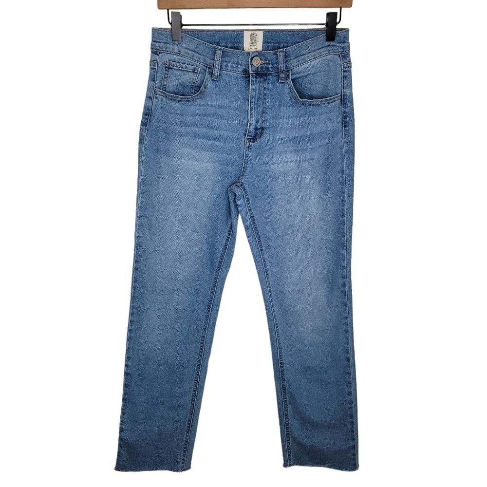 Lili's Closet high rise straight leg ankle denim jeans size 27